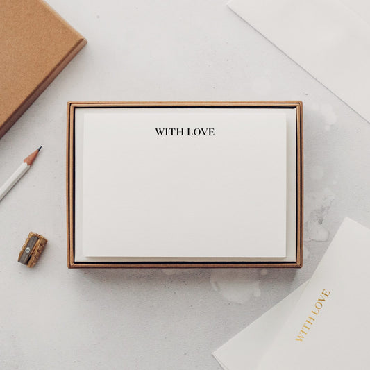 With Love Notecard
